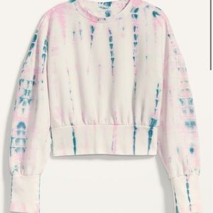 Old Navy Tie Dye cropped sweatshirt